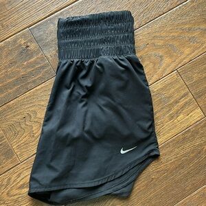 Nike High Waisted Black Athletic Shorts